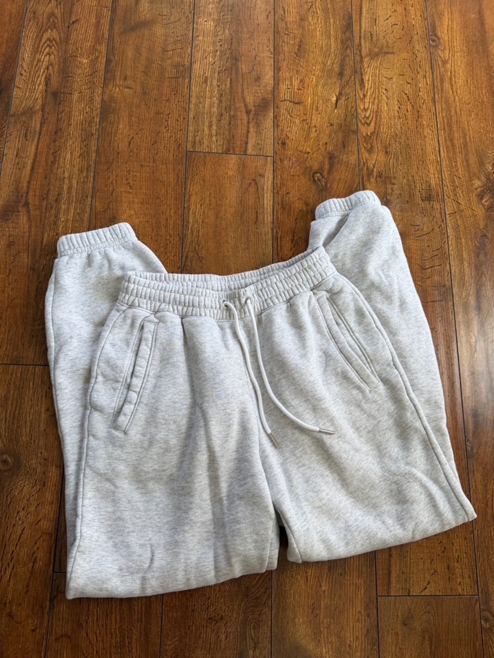 Abercrombie & Fitch Light Gray Kids Jogger Sweatpants